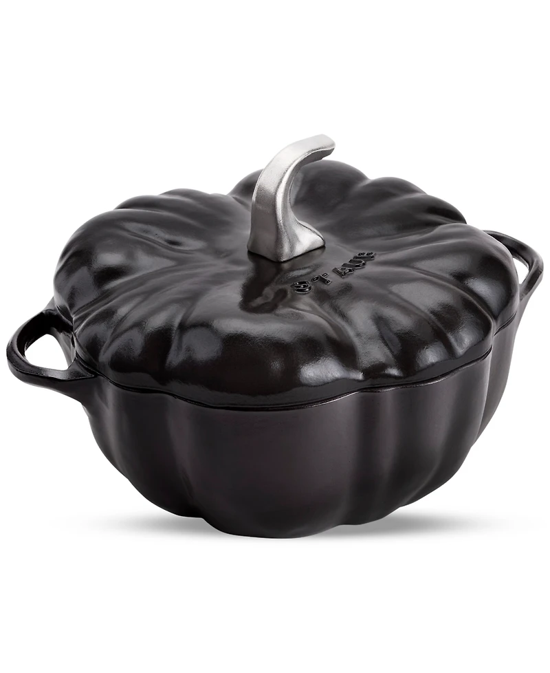 Staub Enameled Cast Iron 3.5-Qt Pumpkin Dutch Oven