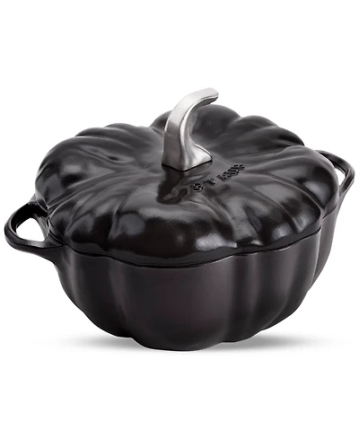 Staub Enameled Cast Iron 3.5-Qt Pumpkin Dutch Oven