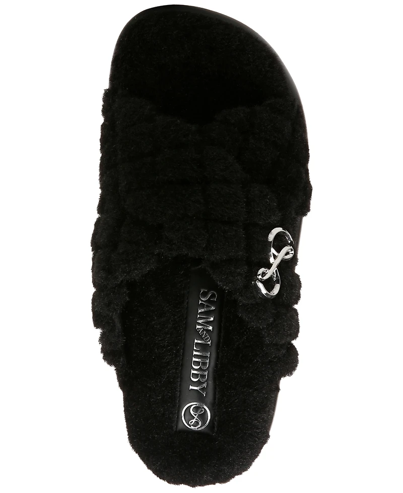Sam and Libby Women's Fern Slip On Crisscross Cozy Slippers