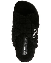 Sam and Libby Women's Fern Slip On Crisscross Cozy Slippers