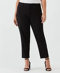 Rafaella Plus Straight Leg Ankle Pants