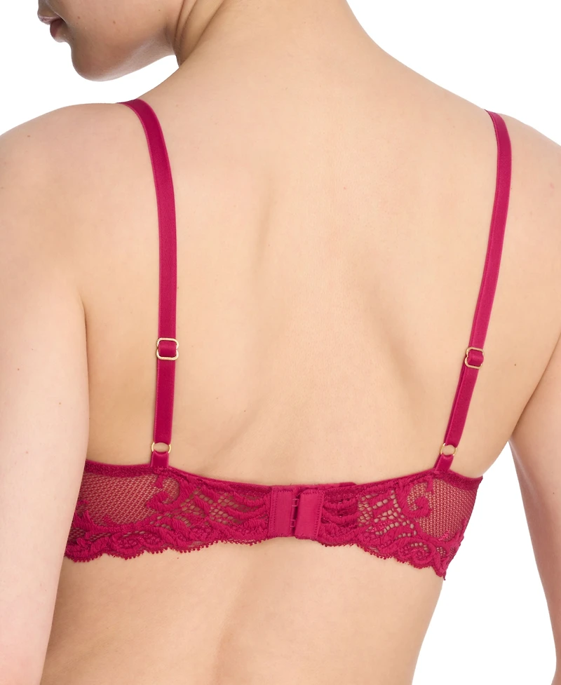 Natori Women's Feathers Lace Contour Underwire Plunge Bra 730023
