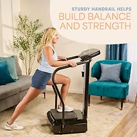 LifePro Vibration Plate with Handles – Exercise Machine for Balance, Lymphatic Drainage & More