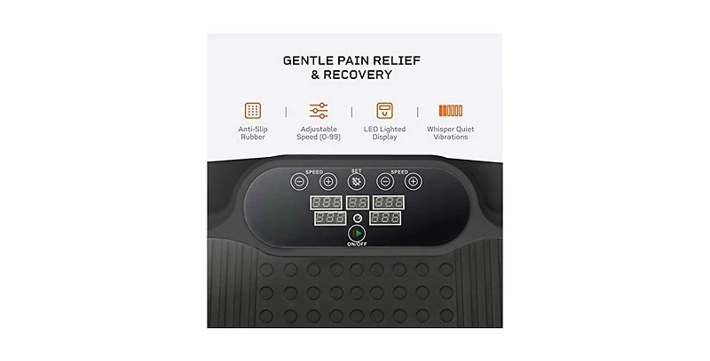 LifePro 3D Vibration Plate – Dual Motor Oscillation & Pulsation for Full Body Home Fitness