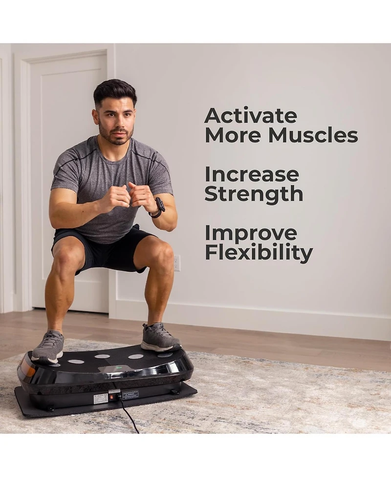 LifePro Rumblex 4D Vibration Plate – Triple Motor, 3D/4D Vibration for Whole Body Fitness at Home