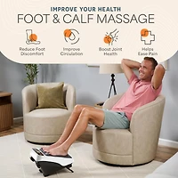 LifePro Foot Massager for Neuropathy - Heated Calf & Foot Therapy, Soothing Blood Revitalization