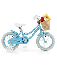 Hongge 14-Inch Kids' Bike with Training Wheels and Adjustable Seat & Handlebar