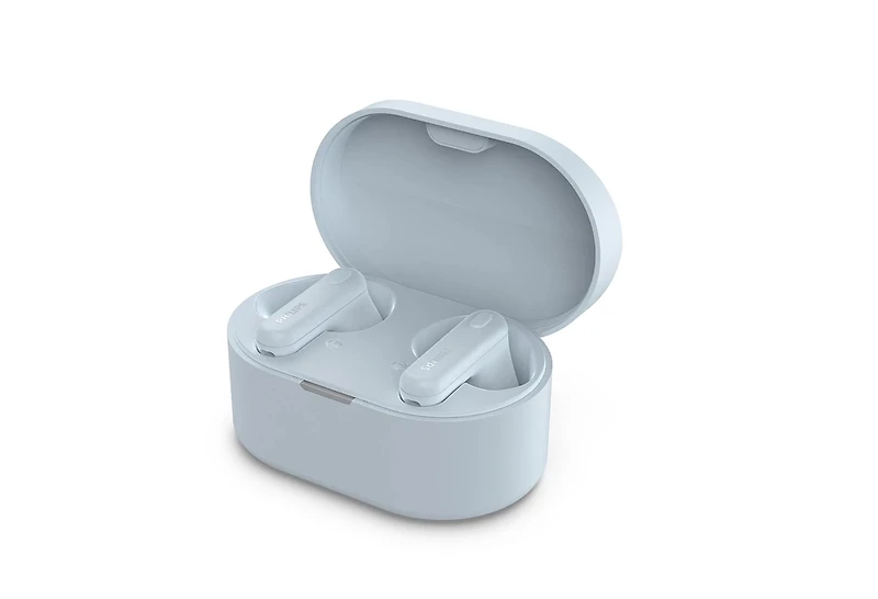 Philips True Wireless Earbuds, Bluetooth 5.3, 13mm Drivers, IPX4, Ai Mic for Clear Calls, 15 Hours Playtime with Charging Case