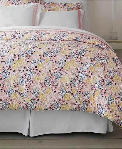 Lands' End Basketweave Cotton Matelasse Bedskirt