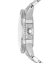 Folio Women's Three Hand Silver-tone Alloy Watch, 35mm