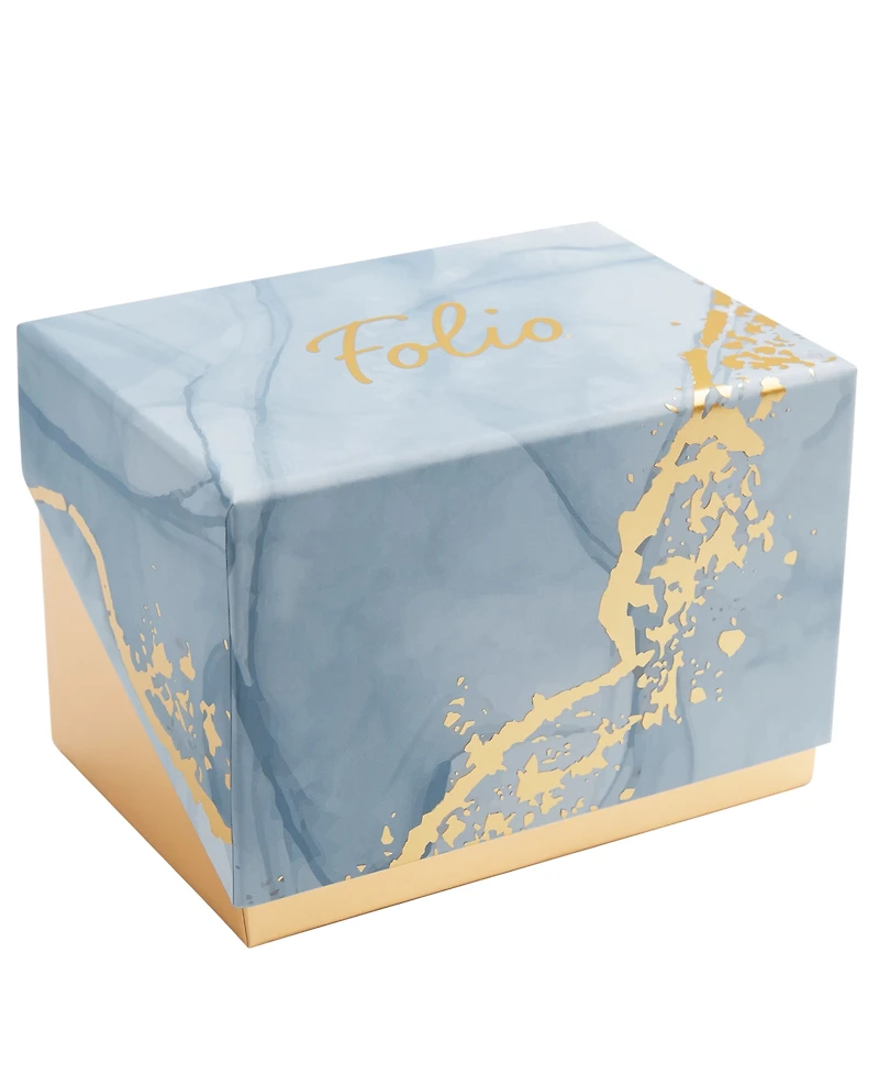 Folio Women's Three Hand Silver-tone Alloy Watch, 24mm