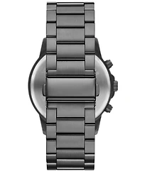 Folio Men's Three Hand Gunmetal Alloy Watch, 46mm
