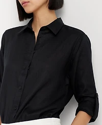 Lauren Ralph 100% Linen Shirt