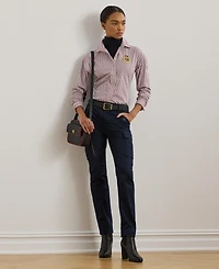 Lauren Ralph Women's Cotton Sateen Cargo Pant