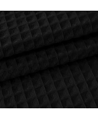 Awesome Home Cotton Blend Soft Waffle Weave Shower Curtain, 72"X96"