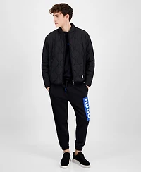 Hugo by Boss Men's Boho2421 Slim-Fit Onion-Quilted Bomber Jacket