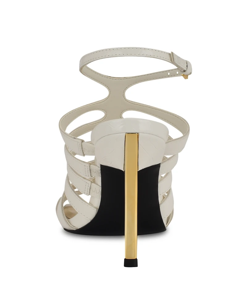 Nine West Women's Saleen Caged Stiletto Sandals