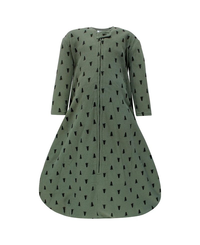 Hudson Baby Boys Cozy Full-Arm Thermal Sleep Sacks 2-Pack