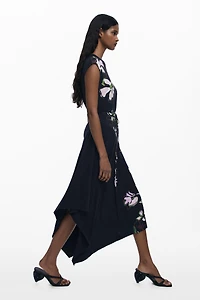 Desigual Women's Asymmetric floral dress