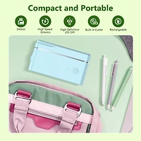 Polono P31S Label Maker Machine with Tape, Portable Thermal Printer, Bluetooth Printer for Organizing Storage Office Home, Sticker Make