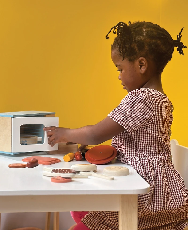 Mentari Toys Premium Wooden Toy Microwave