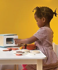 Mentari Toys Premium Wooden Toy Microwave