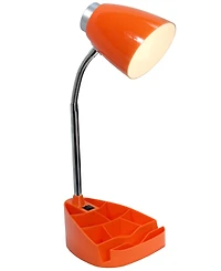 Creekwood Home 18.5" Flexible Gooseneck Organizer Desk Lamp