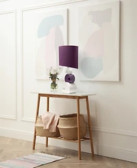 Lalia Home 28.5" Modern Stacked Circle Table Lamp