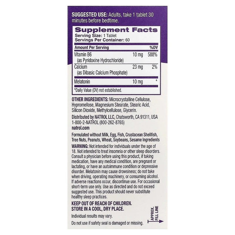 Natrol Melatonin Time Release 10 mg