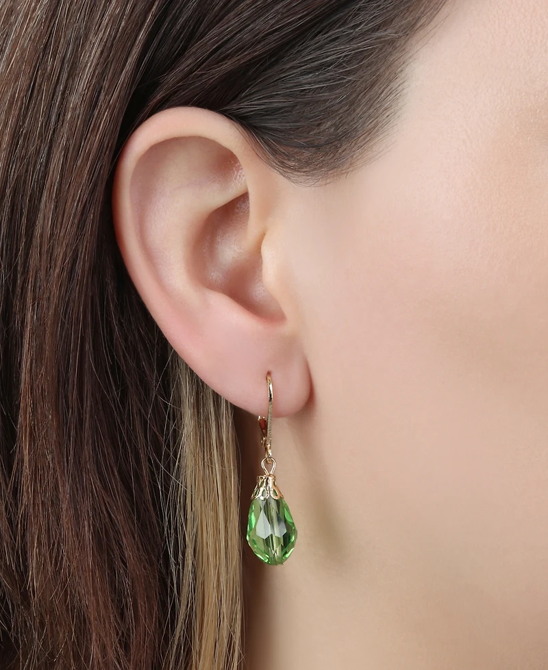 2028 Acrylic Bead Drop Earrings