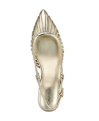 Calvin Klein Women's Movella Kitten Heel Slingback Pumps