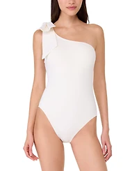 Kate Spade Women's One-Shoulder Bow-Tie Swimsuit