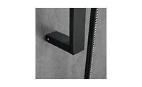 Slickblue Eco-Performance Handheld Shower: Matte Black Shower Head with 28-Inch Slide Bar and 59-Inch Hose