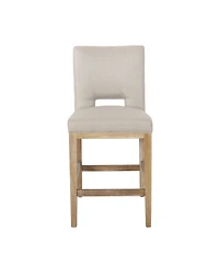 Streamdale 27 Inch Counter Stools, Set Of 2,Fabric