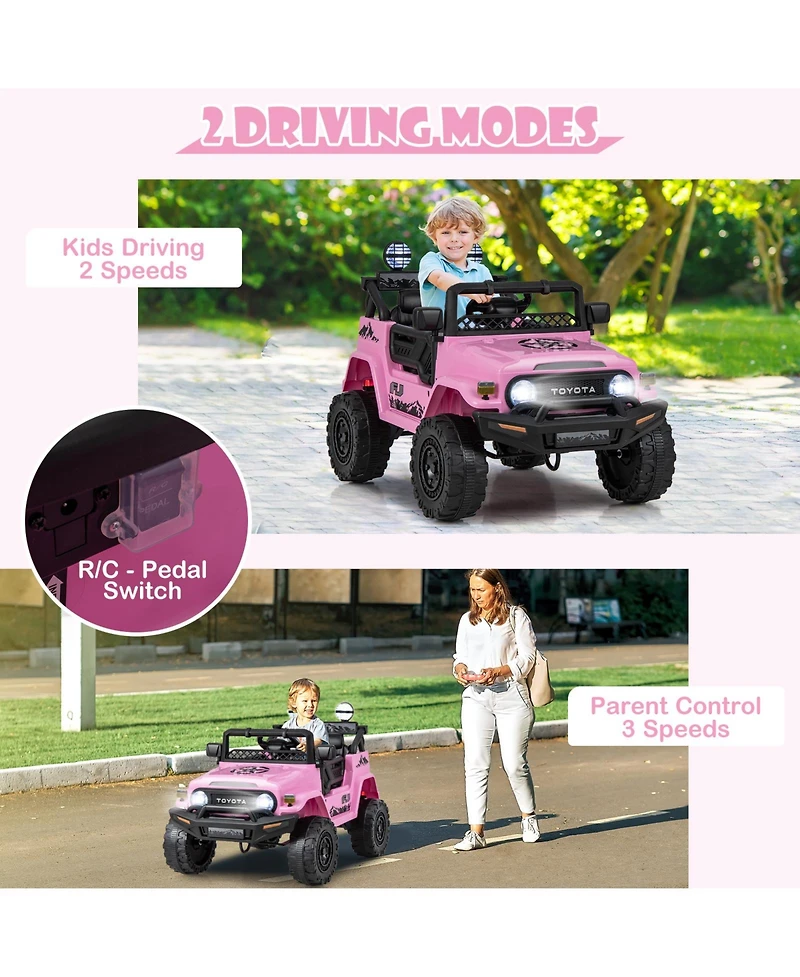 Hongge 12V 7Ah Licensed Toyota Fj Cruiser Electric Car with Remote Control