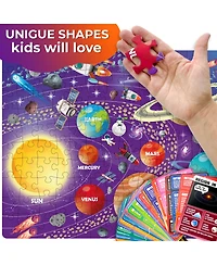 Quokka 150 Pcs Jigsaw Puzzles for Kids Ages 8-10 - 400+ Facts on 50 Flashcards