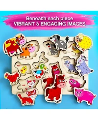 Quokka Wooden Puzzles for Toddlers 3-5 - Games for Children's Learning