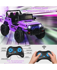 12V Kids Ride-On Jeep Car – 2.4G Remote