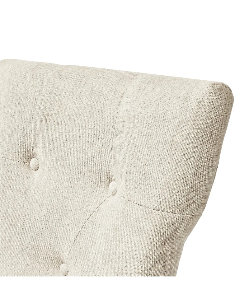 Streamdale Upholstered Dining Chairs (Cream, Set of 2)