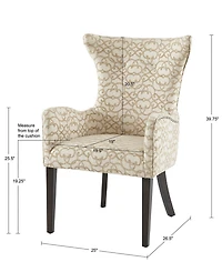 Angelica Dining Arm Chair, Set Of 2