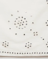 Mango Women's Rhinestone Bow Miniskirt