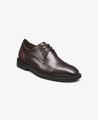 Karl Lagerfeld Paris Men's Leather Cap Toe Derby Lace-Up Shoe