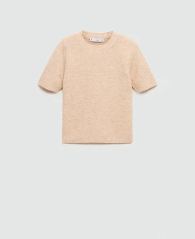 Mango Women's Short Sleeve Sweater