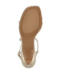 Calvin Klein Women's Ishaya Strappy Low Stiletto Sandals