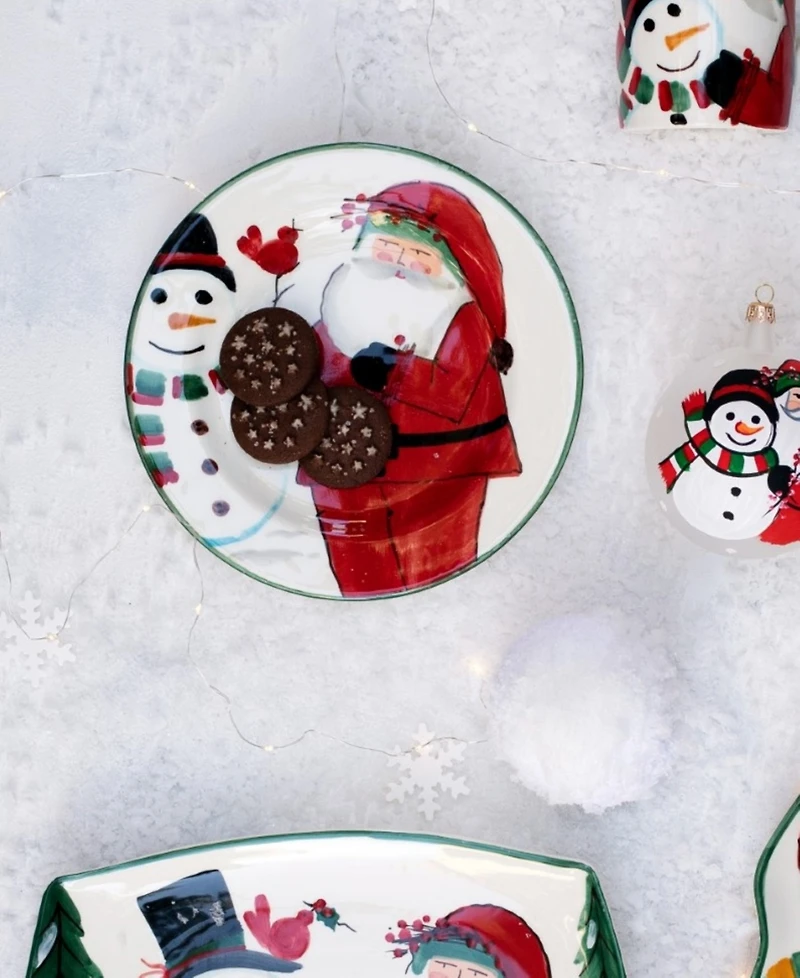 Vietri Old St. Nick 2024 Limited Edition Salad Plate
