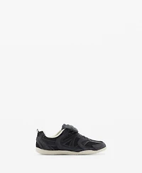 Mango Women's Leather Panel Sneakers