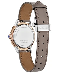 Citizen Eco-Drive Women's Ceci Taupe Eco-Pet Strap Watch 34mm