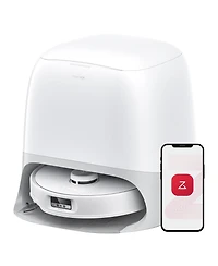 Roborock Qrevo Curv Robot Vacuum and Mop with Intelligent Dirt Detection, 18,500Pa Suction, Zero-Tangling, DuoDivide Main Brush, FlexiArm Arc Side Bru