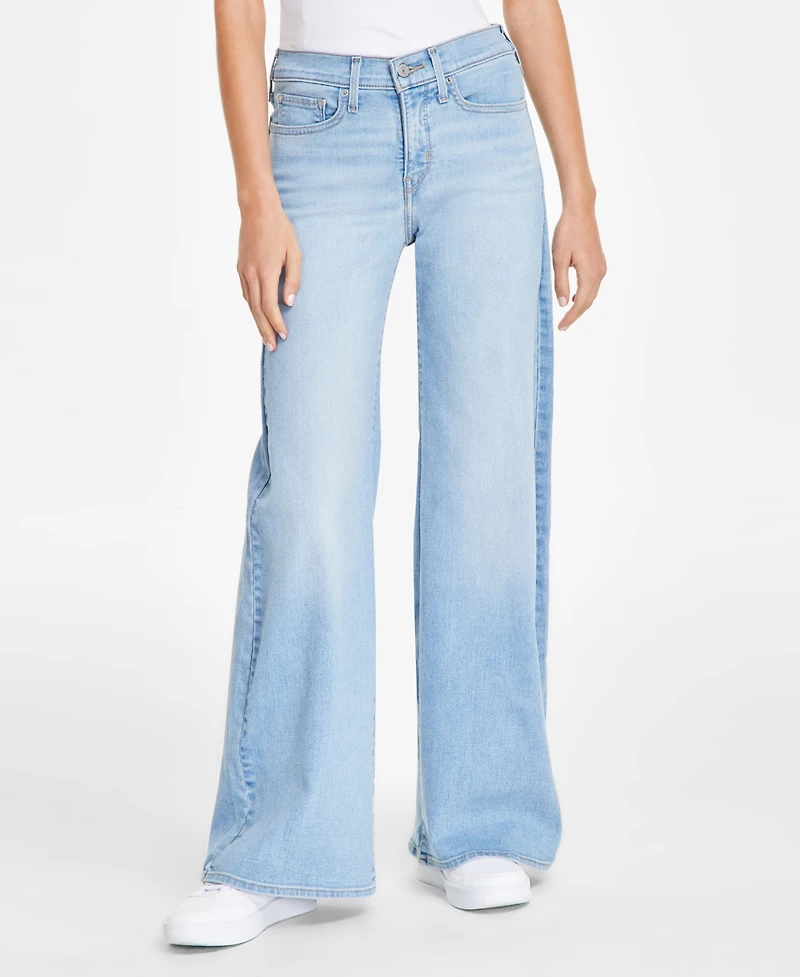 Levi's Women's 318 Shaping Stellar-Stretch Wide-Leg Jeans