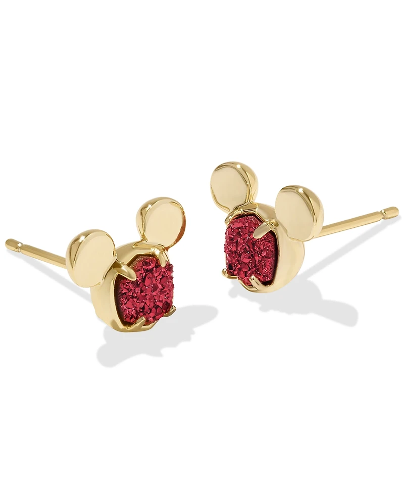 Kendra Scott 14k Gold-Plated Cultured Freshwater Pearl Mickey Mouse Stud Earrings